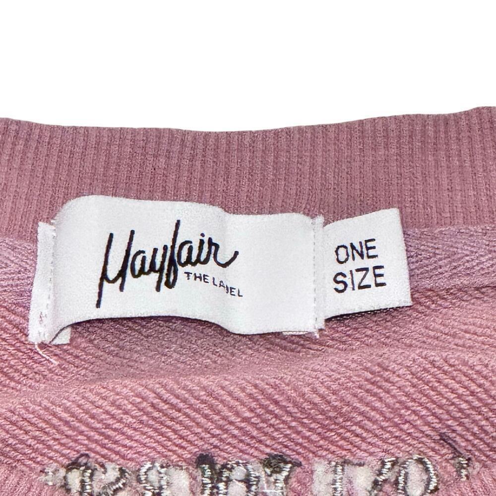 New Mayfield the Label Self Love Club Sweatshirt One Size‎ and Sweatpants Size S - Picture 6 of 16